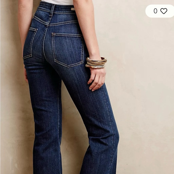 Pilcro Dark Blue Flare Jeans - Picture 2 of 11